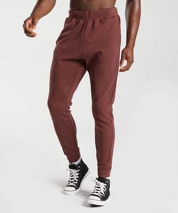 Pantalones Jogger Gymshark Bold React Hombre Rosas Marrones | CO 3750ZUT